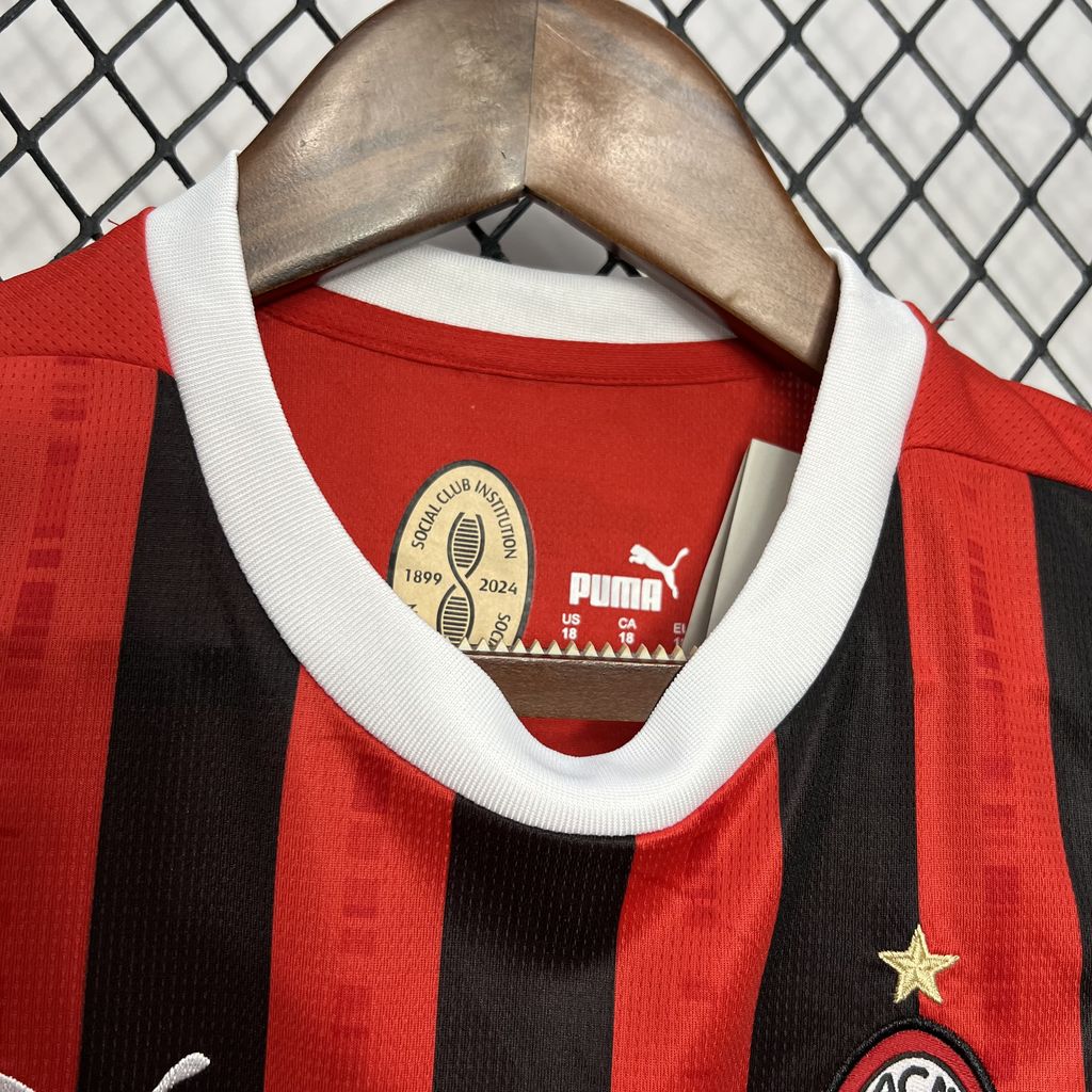 Ac Milan 2024/25 Home Kids Kit