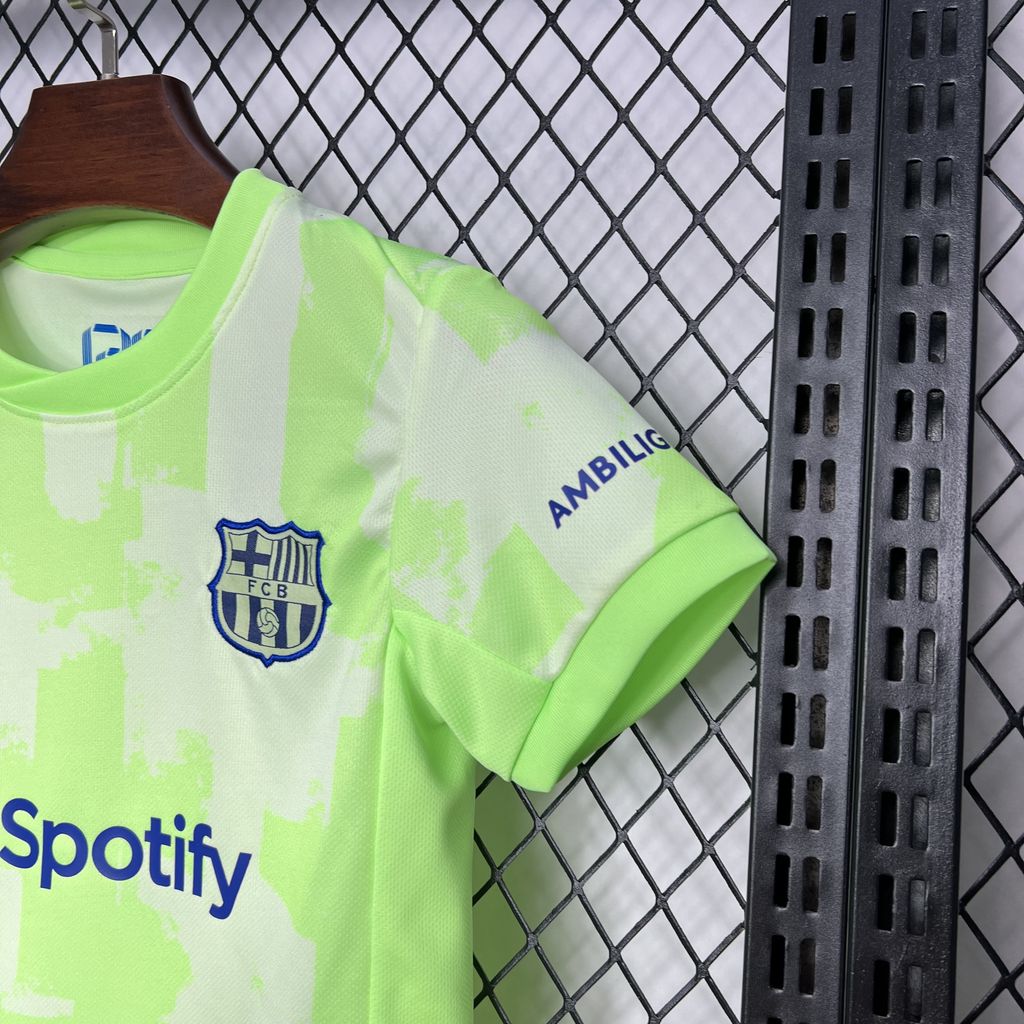 Barcelona 2024/25 Third Kids Kit