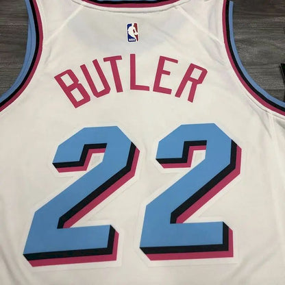 Jimmy Butler Men’s White Player Version Jersey – Retro Classic Edition