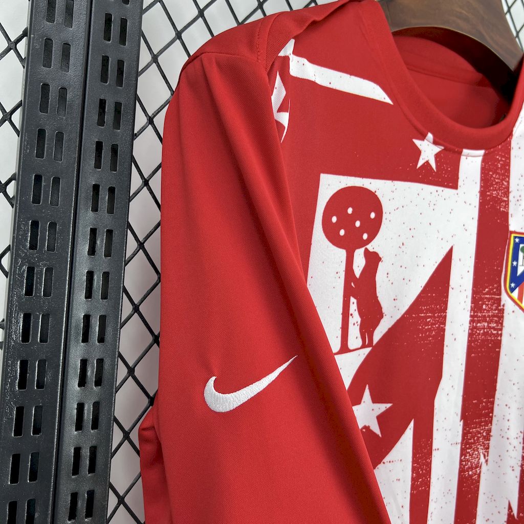 Atlético Madrid 2025/26 Pre-Match training Long Sleeves Jersey