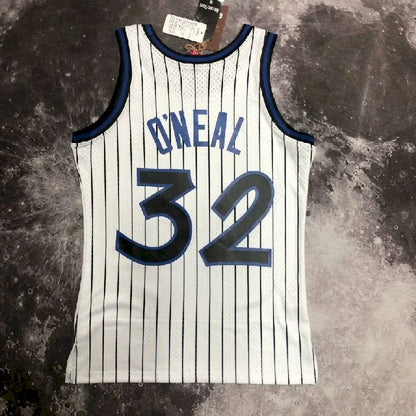 Camisa M&amp;N 1994 Shaquille O'Neal branca retrô masculina