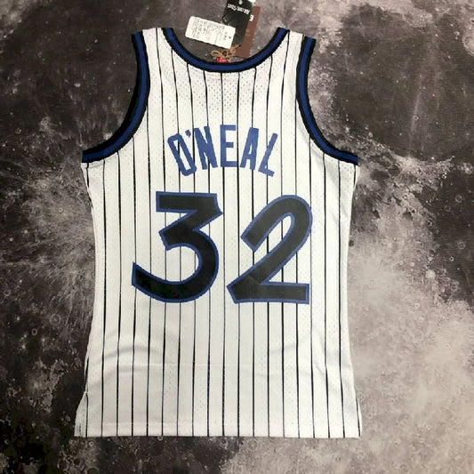 Men’s M&N 1994 Shaquille O’Neal White Retro Jersey