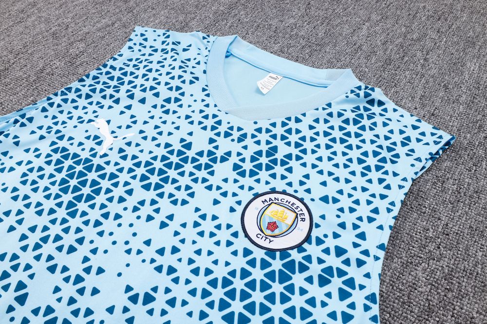 Camiseta regata e short adulto Manchester City 2023/24 815