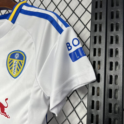 Camisa infantil do Leeds United FC 2024/25