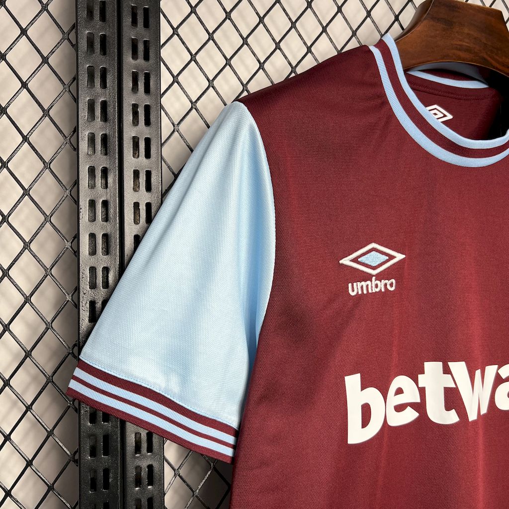 Camisa titular do West Ham United 2024/25