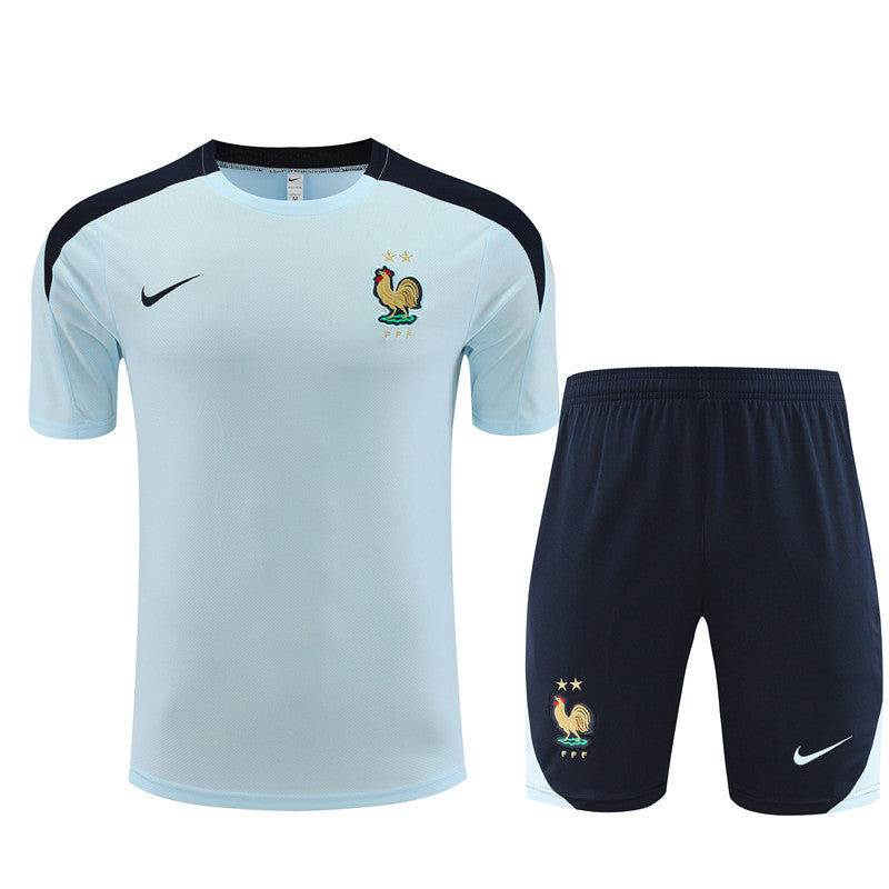 Camisa e short de treino adulto França 2024/25 14001