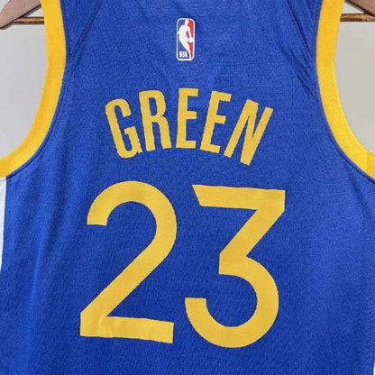 Camisa masculina Draymond verde e azul do time reserva