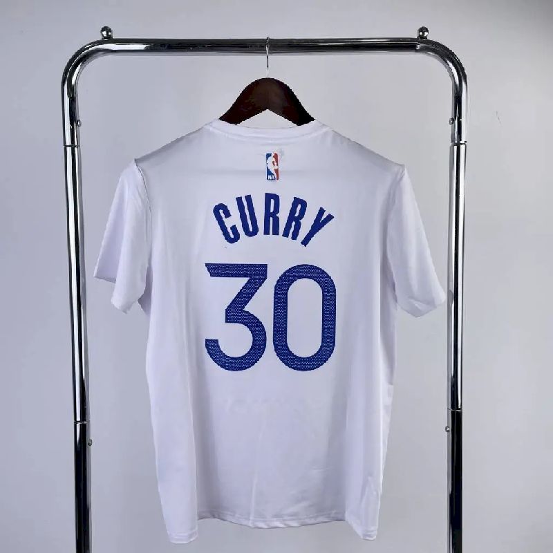 Camiseta masculina Stephen Curry branca da equipe