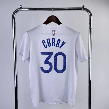 Camiseta masculina Stephen Curry branca da equipe