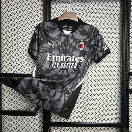 Ac Milan 2024/25 Goalkeeper Jersey Black