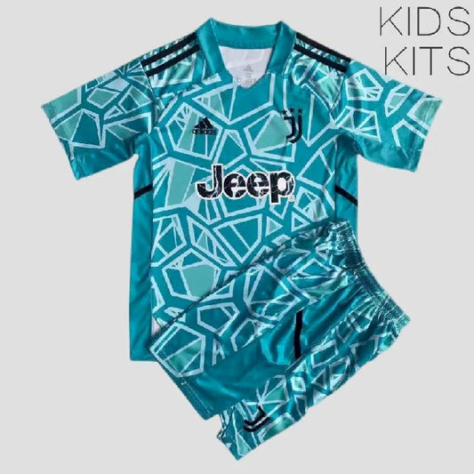 Juventus 2022/23 Goalkeeper Kids Kit 2