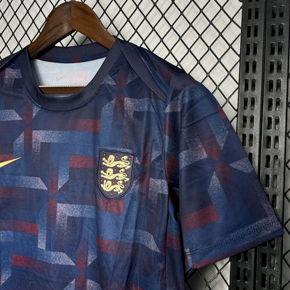 Camisa de treino pré-jogo da Inglaterra para a Eurocopa 2024/25
