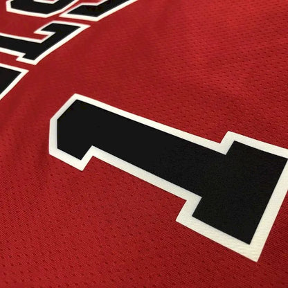 Camisa Derrick Rose Masculina Vermelha Versão Jogador – Edição Clássica