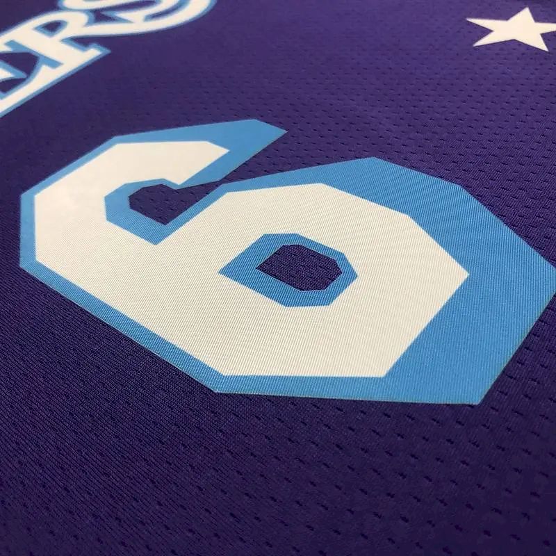 Men’s LeBron James Purple Team Jersey – 75th Anniversary City Edition