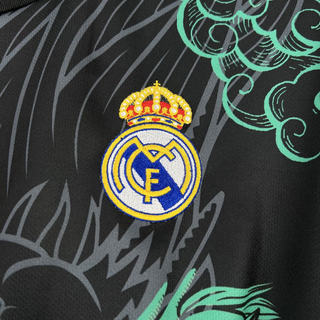 Camisa Real Madrid 2025/26 Dragão Verde e Preto Edição Especial