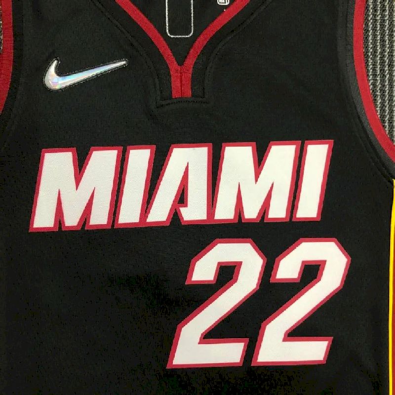 Men’s Jimmy Butler Black Team Jersey – 75th Anniversary Edition
