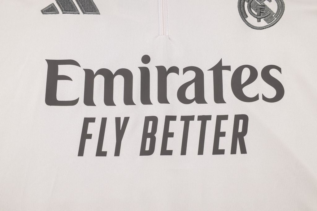 Suéter e calça adulto com zíper médio Real Madrid 2024/25 815