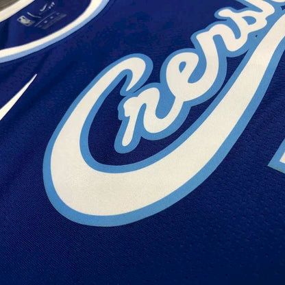 Camisa masculina Kobe Bryant azul versão jogador – Retro Classic Joint Edition