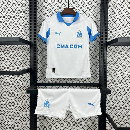 Olympique de Marseille 2025/26 Home Kids Kit
