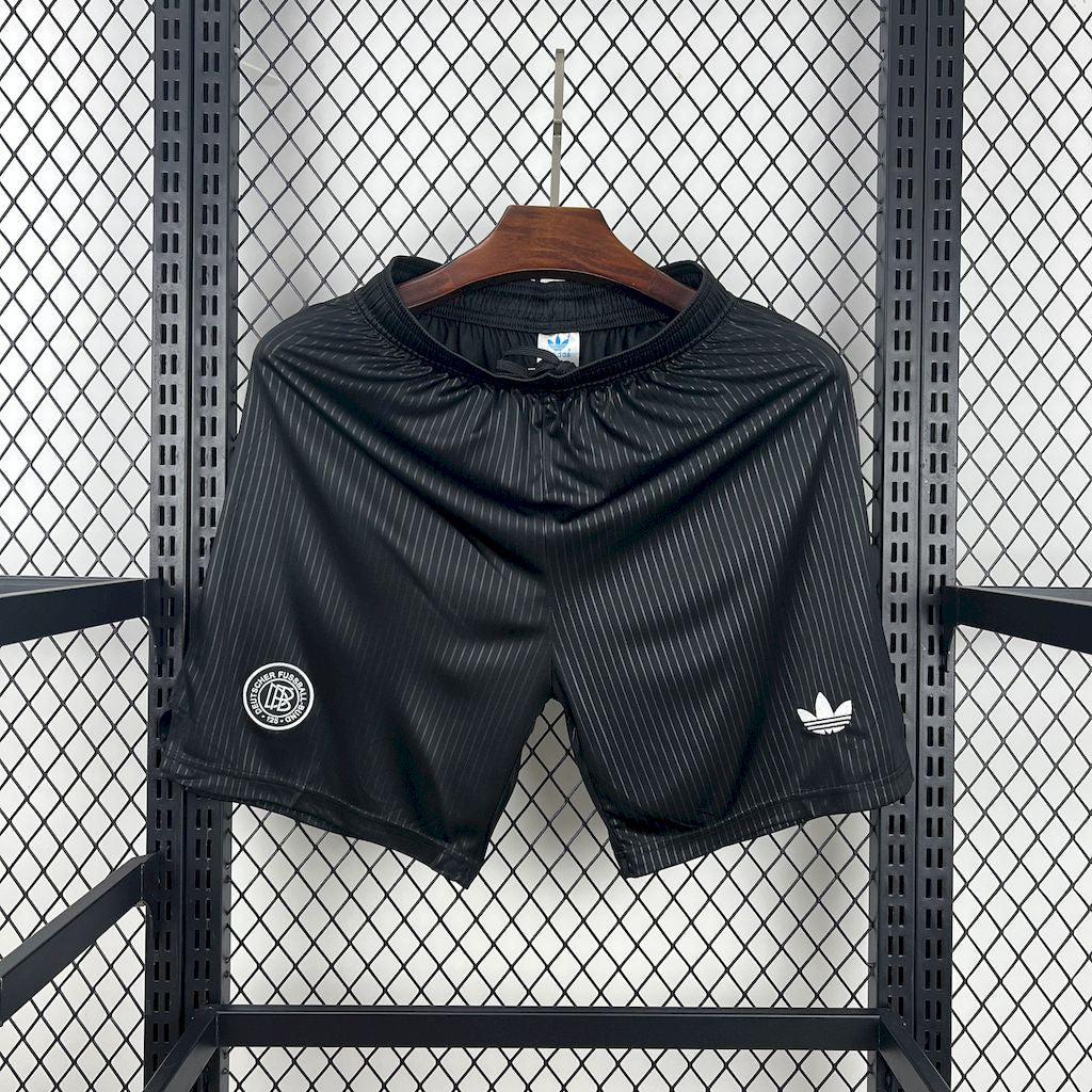 Men's Germany 2025/26 125th Anniversary Black Shorts