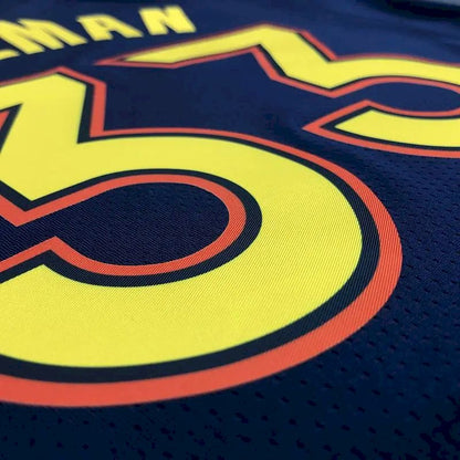 Camisa Swingman James Wiseman 2020-21 Azul Marinho Masculina – Edição City
