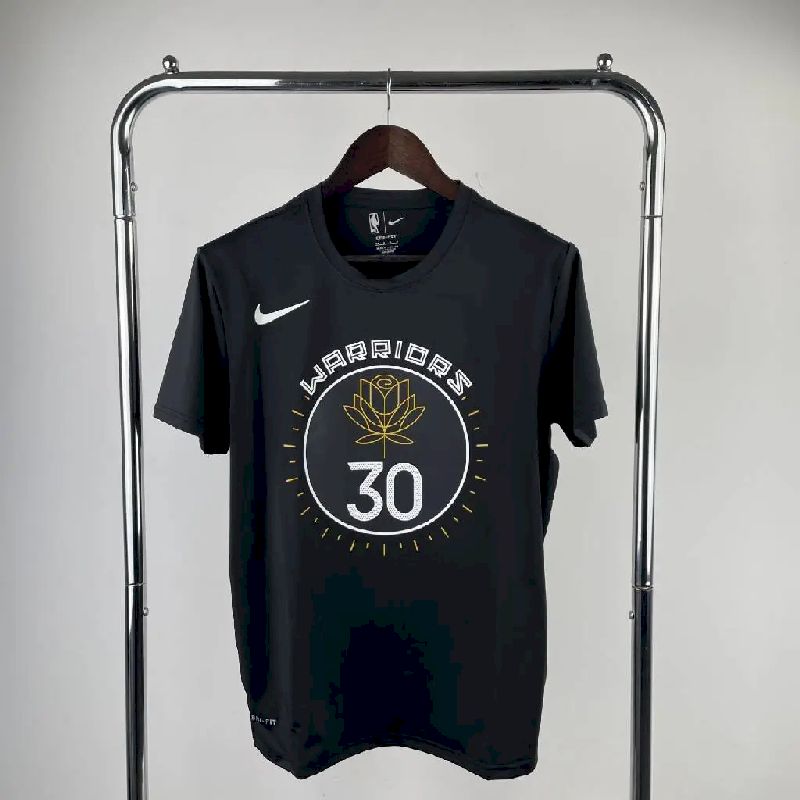 Camiseta preta masculina Stephen Curry Team