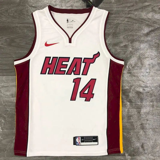 Men’s Tyler Herro White 2020-21 Swingman Player Version Jersey – Association Edition