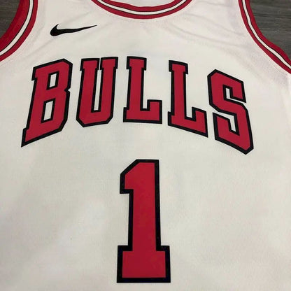 Camisa Derrick Rose Masculina Branca Versão Jogador – Edição Clássica