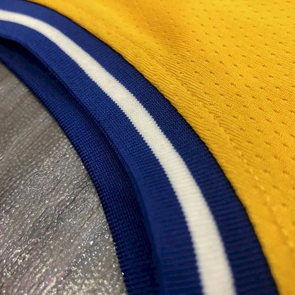 Camisa amarela masculina Nick Young versão jogador – Edição clássica