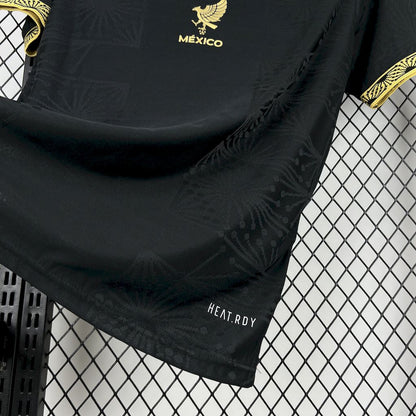 Men's Mexico 2025/26 Gold- Black Jersey