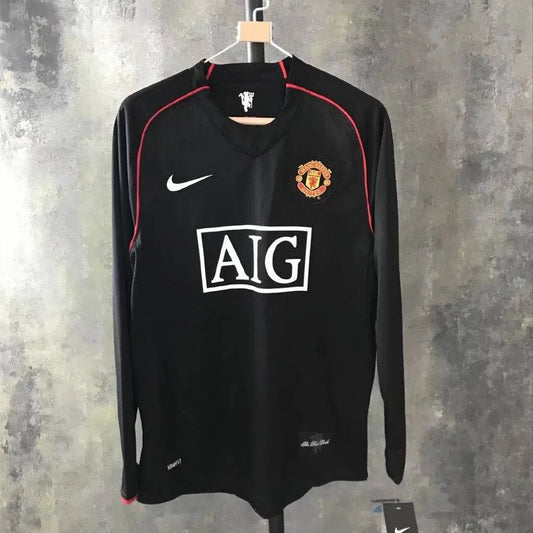 Manchester United 2007/08 Third Long Sleeves Retro Jersey