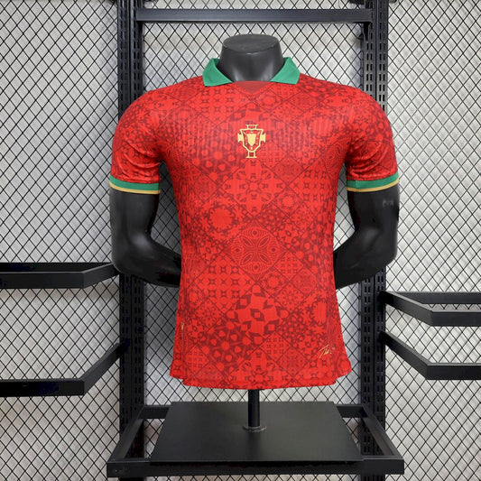 Men's Portugal 2024/25 Red Player Version