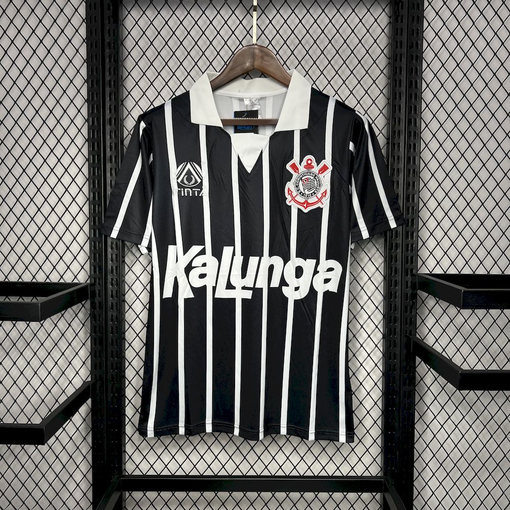 Camisa reserva do Corinthians 1990 retrô