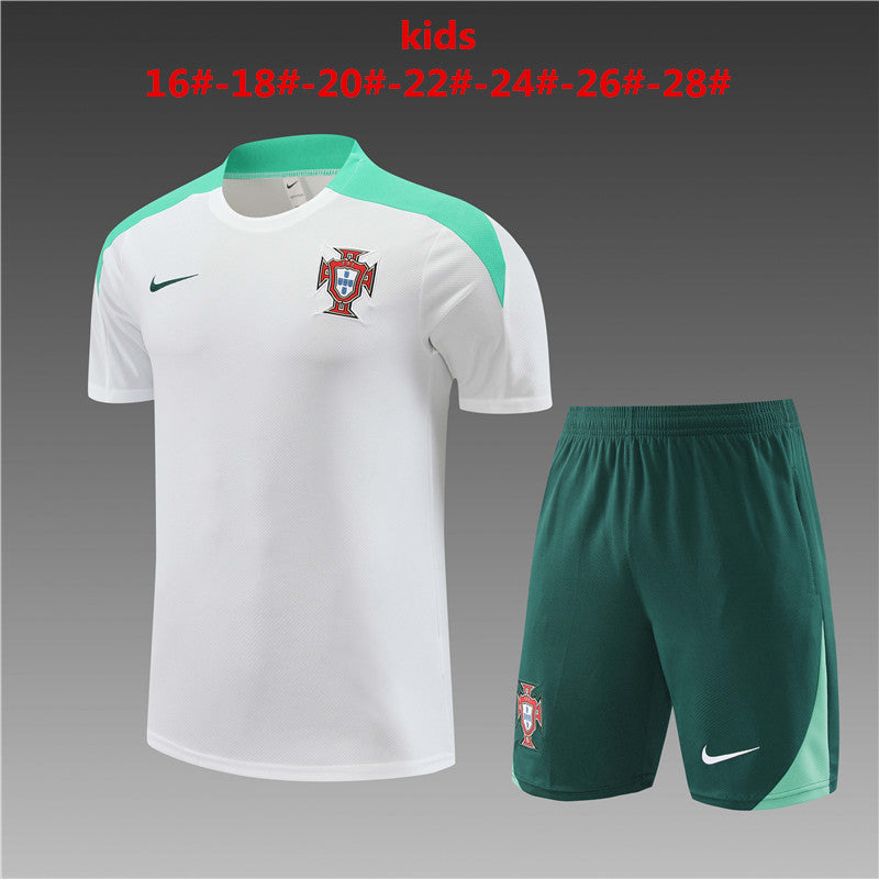 Camisa e Calção Portugal 2024/25 Treino Infantil 14001