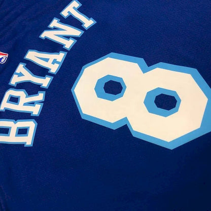 Camisa masculina Kobe Bryant azul versão jogador – Retro Classic Joint Edition