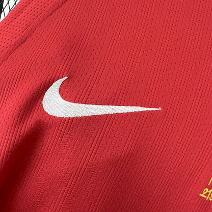 Camisa retrô de mangas compridas Manchester United 2007/08 Home UCL