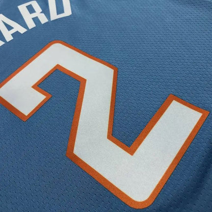 Camisa masculina Kawhi Leonard Swingman azul – Edição City