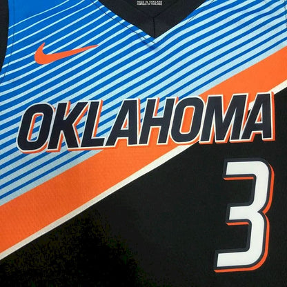 Camisa preta masculina Chris Paul Team – Edição City