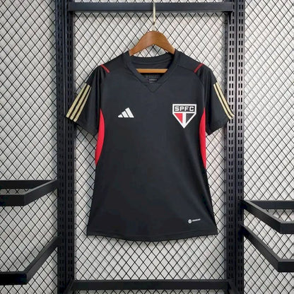 Camisa feminina do treino pré-jogo do São Paulo 2023/24
