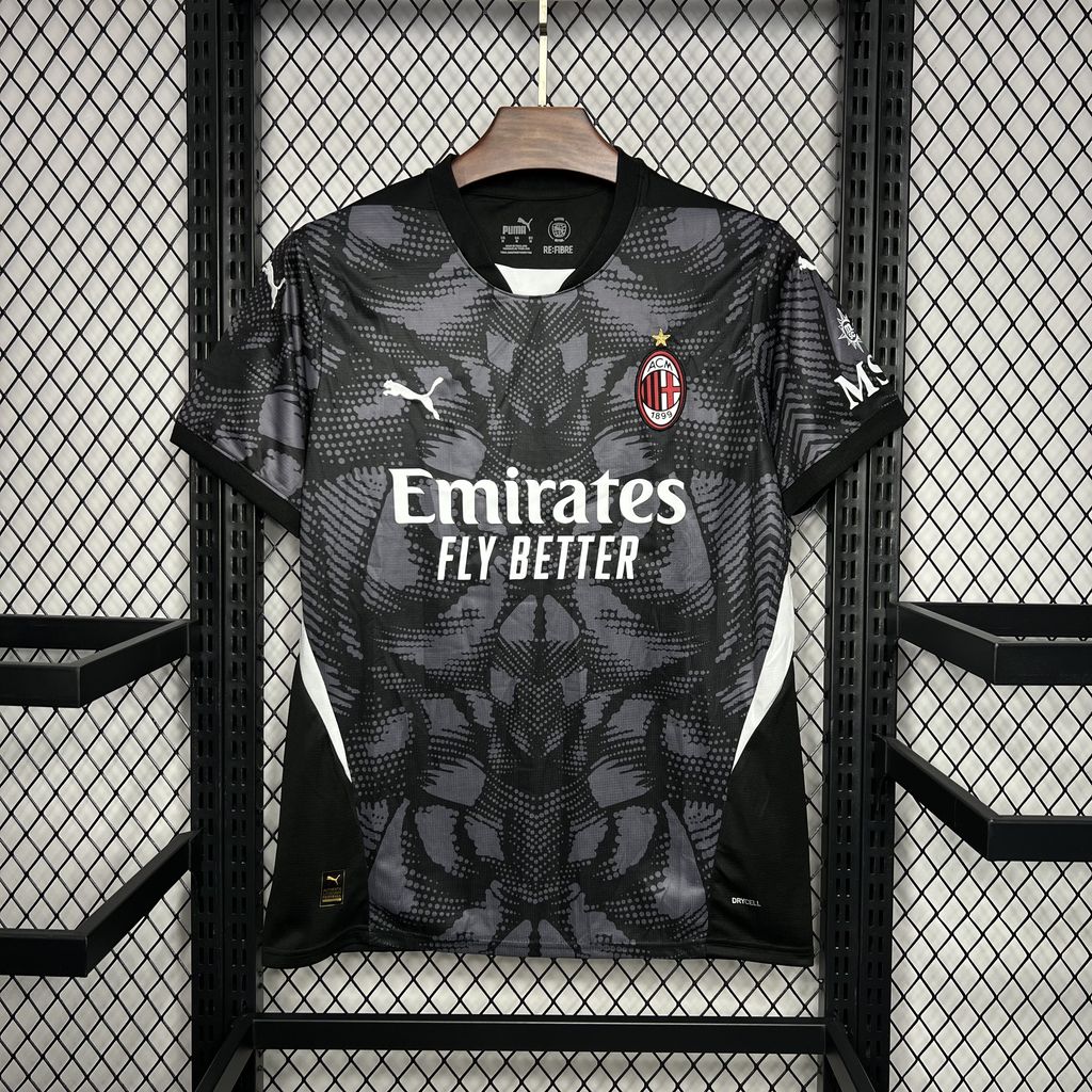 AC Milan 2024/25 Goalkeeper Jersey Black