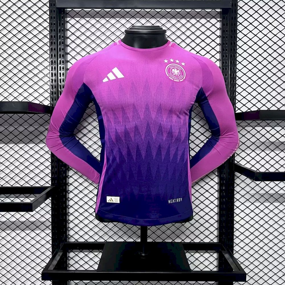 Men's Germany 2024/25 Away Long Sleeve Jersey Player Versi