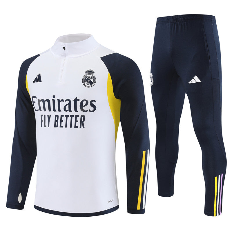 Suéter e calça adulto com zíper médio Real Madrid 2023/24 14001