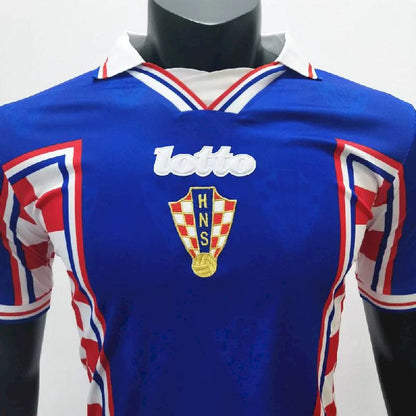 Camisa reserva retrô da Croácia de 1998