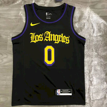Camisa masculina Nick Young 2020-21 preta versão Swingman – Noche Latina