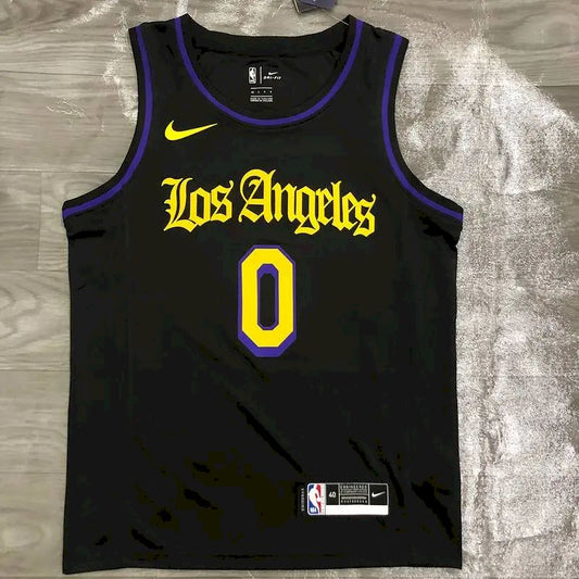 Camisa masculina Nick Young 2020-21 preta versão Swingman – Noche Latina