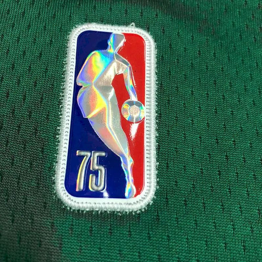Men’s Jaylen Brown Green Team Jersey – 75th Anniversary City Edition