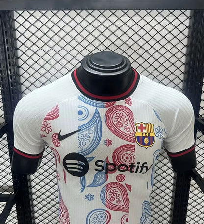 Camisa Barcelona Edição Especial Branca 2024/25 Versão Jogador