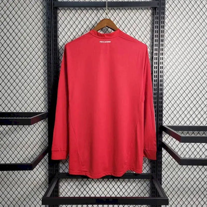 Camisa retrô mangas compridas do Real Madrid UCL 2011/12