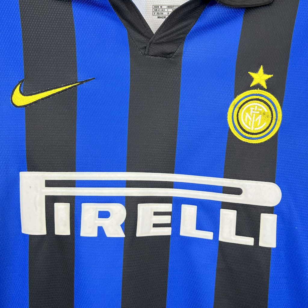 Camisa retrô de mangas compridas Inter de Milão 1998/99