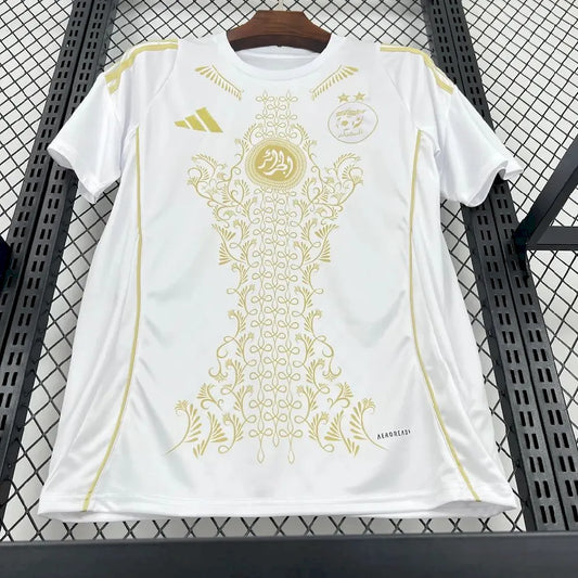 Camisa Karakou Ouro Branco da Argélia 2024/25